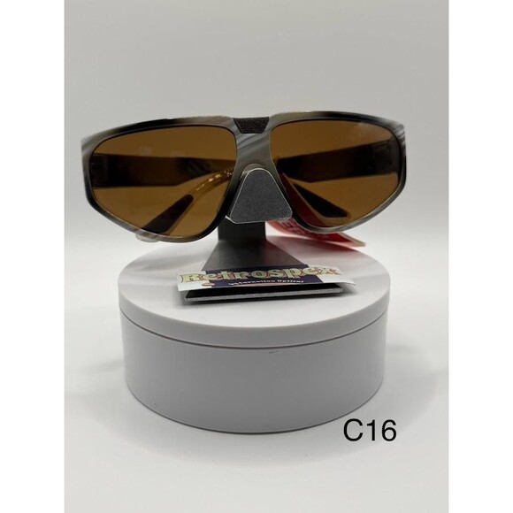 NWT Vintage Cebe Specific Sport Sunglasses | 0908 Brown Stripe | Made in France - Picture 3 of 10